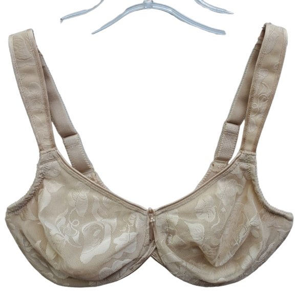 Wacoal Awareness Seamless Underwire Bra Lingerie Jacquard Calla Lilly 34D - Picture 1 of 14